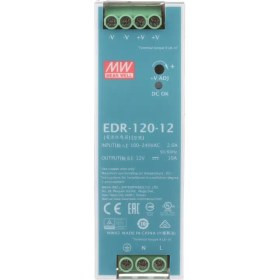منبع تغذیه سوئیچینگ ریلی مینول 12V-10A - EDR-120-12