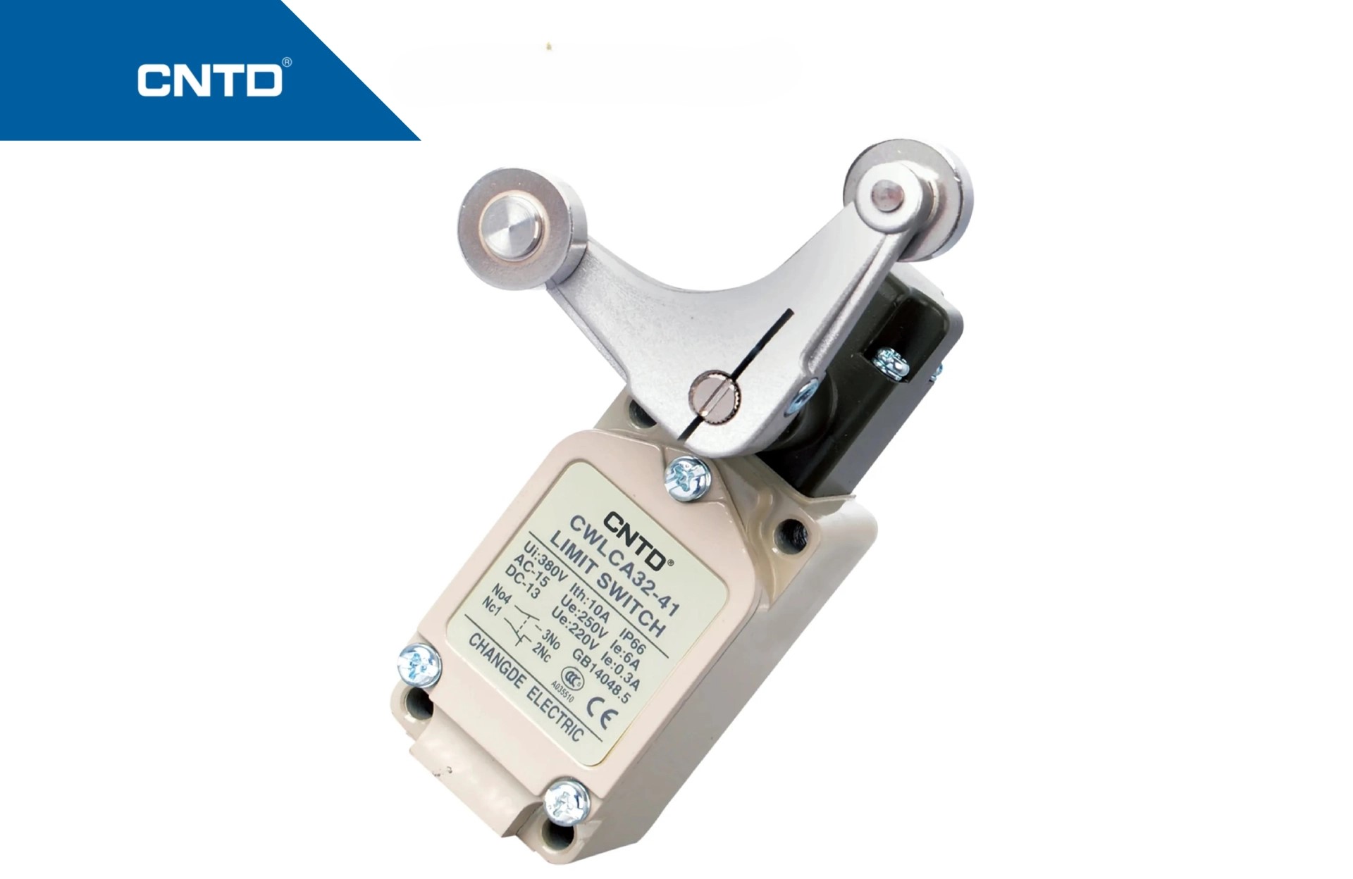 لیمیت سوییچ  (میکروسوئیچ) دو شاخه تیپ سنگین طرح امرن CNTD CWLCA32-41