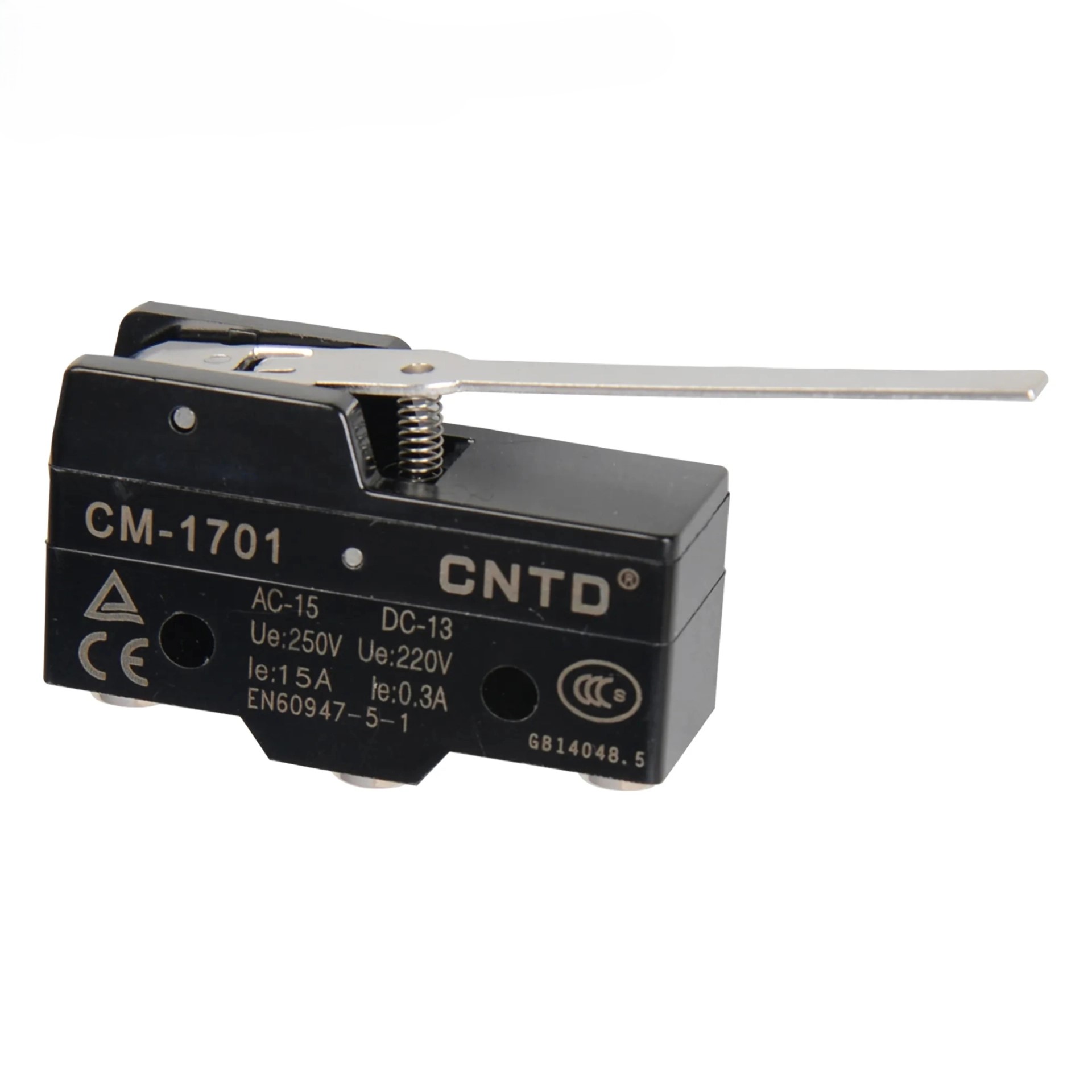 لیمیت سوئیچ (میکروسوئیچ) اهرمی ساده بلند CNTD CM 1701