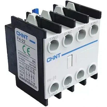 کنتاکت کمکی از بالا 2 باز 2 بسته مخصوص کنتاکتور چینت CHINT مدل F4-22