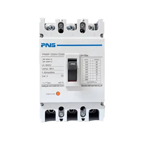 کلید اتوماتیک 100 آمپر فیکس PNS سری PNMF-125H/3P
