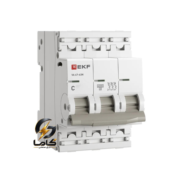 مینیاتوری سه فاز 32 آمپر C ای کااف EKF