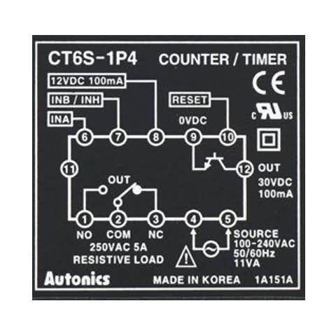 تایمرکانتر دیجیتال آتونیکس مدل CT6S-1P4