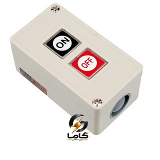 جعبه شستی فرمان دو خانه روکار مدل CNTD CPB-2