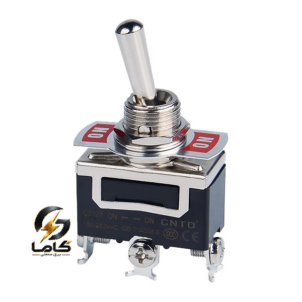 کلید کلنگی قفل شو 3 پیچ ( ON-OFF-ON) CNTD C513B